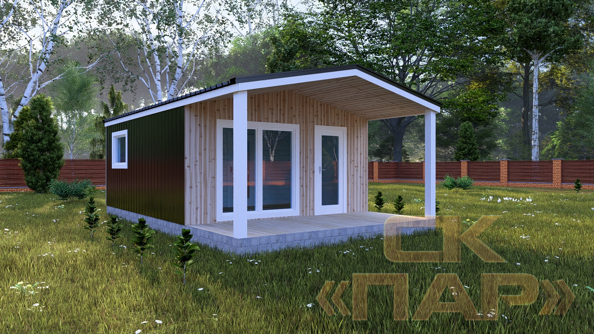 Модульная баня «Княжеская» — 7.50x4.60 м