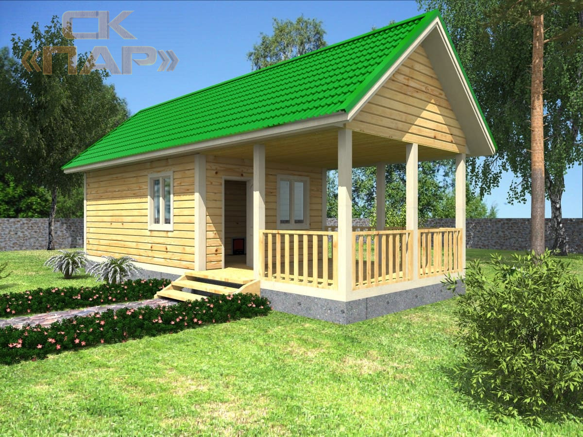 Баня из бруса «Таймыр» — 10x4.50 м, Баня с максимальной теплоизоляцией для суровых зим