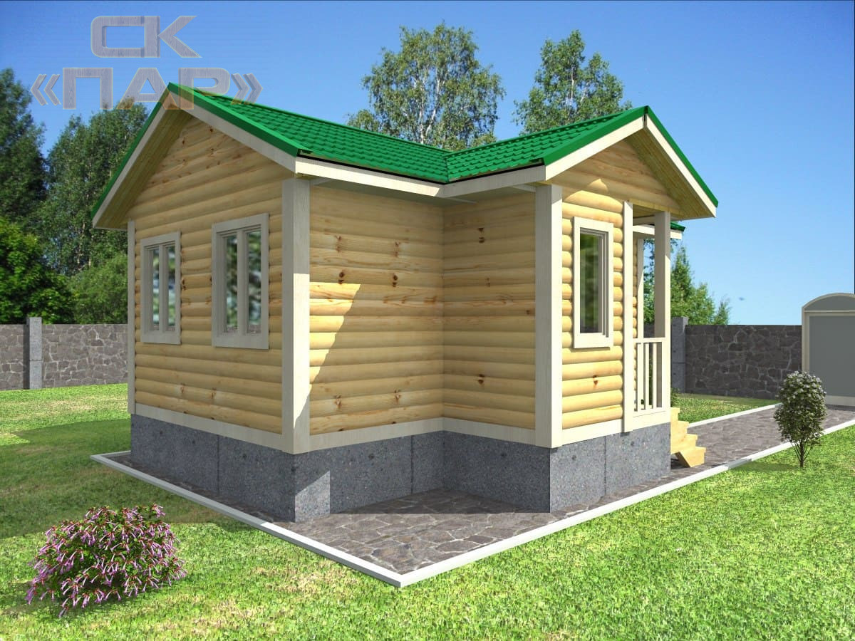 Баня из бруса «Селигер»