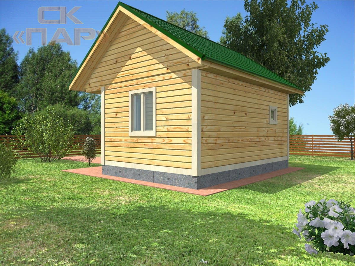 Баня из бруса «Телецкое»