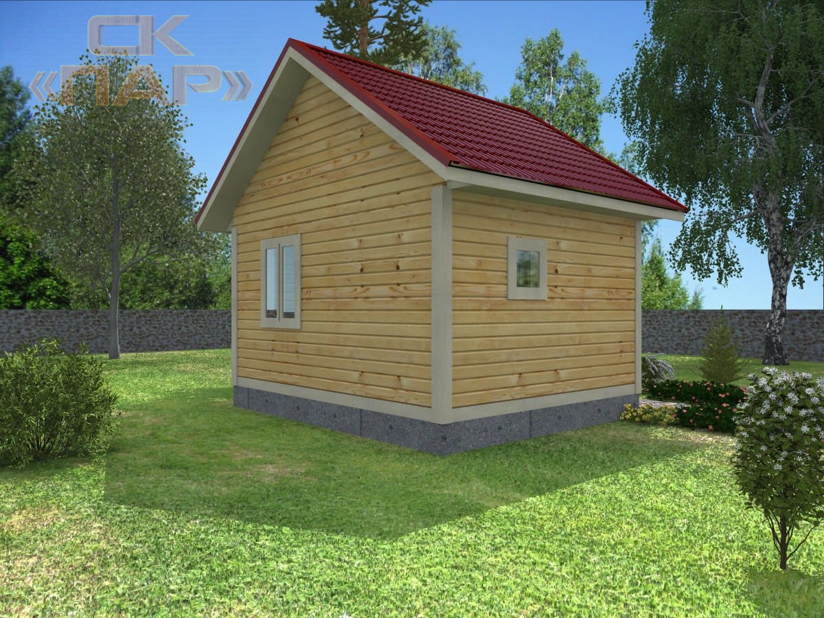 Баня из бруса «Эльтон»