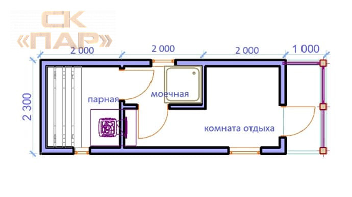 Мобильная баня «Шексна»
