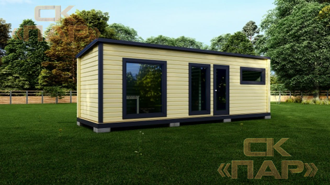 Мобильная баня «Тавда» — 8x2.30 м